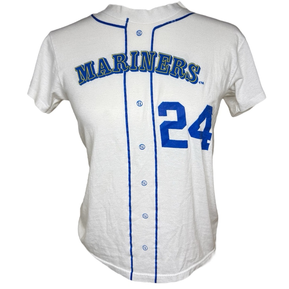 Mariners Women's Classic White and Blue Jersey